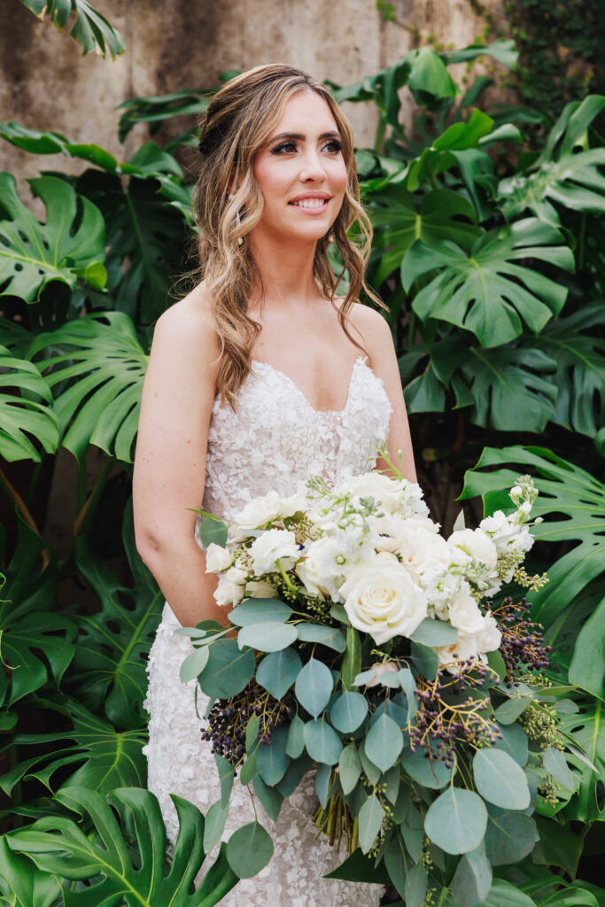 Planterra Conservatory wedding venue bridal portrait